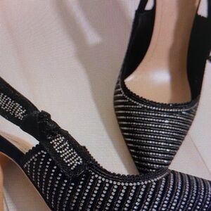 A New Day Black and Silver Women's Shoes